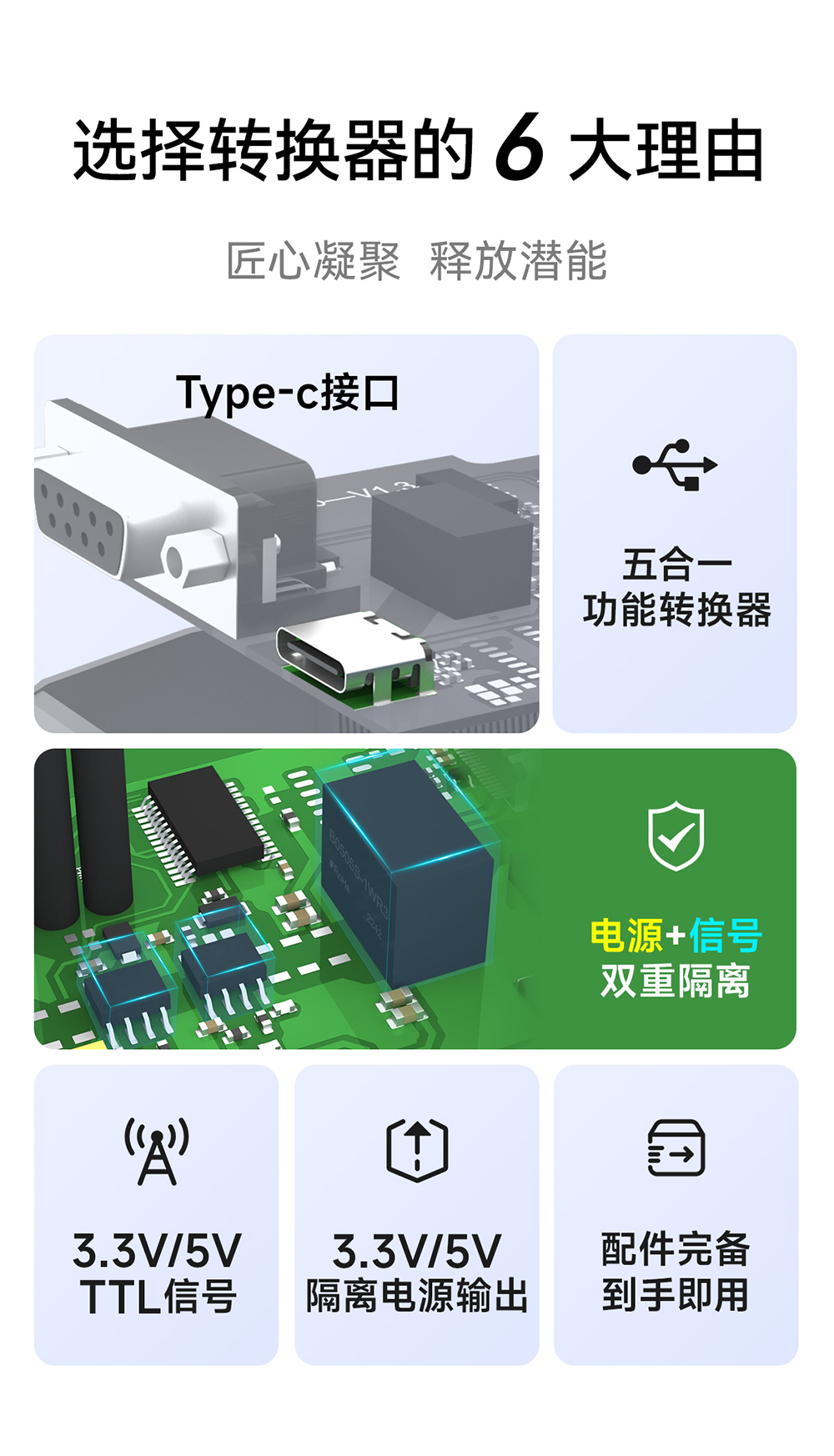 E810-U15C USB转串口数据转换器 (2)