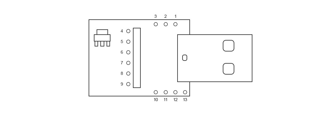 E15-USB-T2测试板-线框图