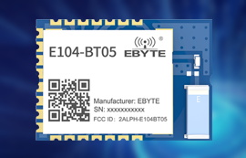 亿佰特E104-BT05蓝牙模块应用TLSR8266国产芯片无线通信