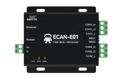 can总线转以太网数据协议转换设备ECAN-E01