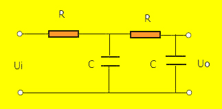 二阶RC低通滤波器