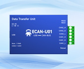 04.ECAN-U01系列CAN转USB智能协议转换器（CAN分析仪）视频