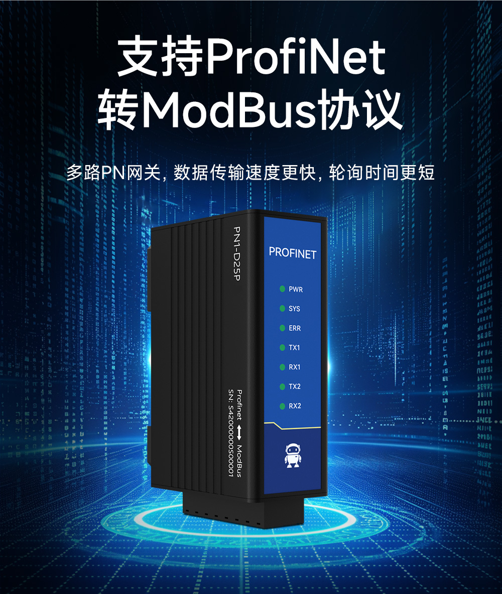 PN1-D25P单网口Profinet网关 (3)