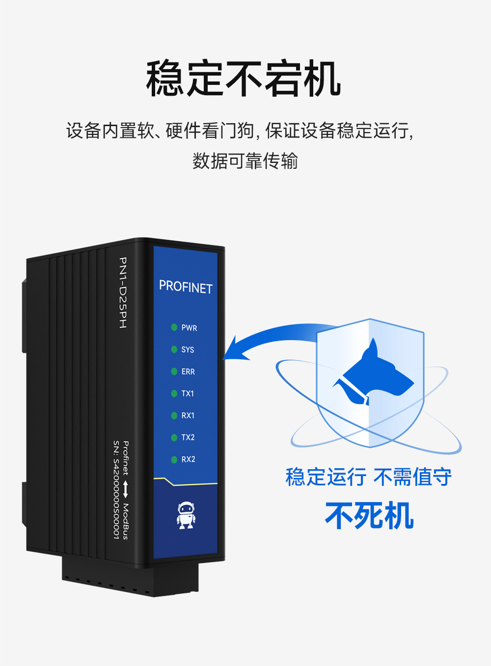 PN1-D25PH双网口Profinet网关 (10)