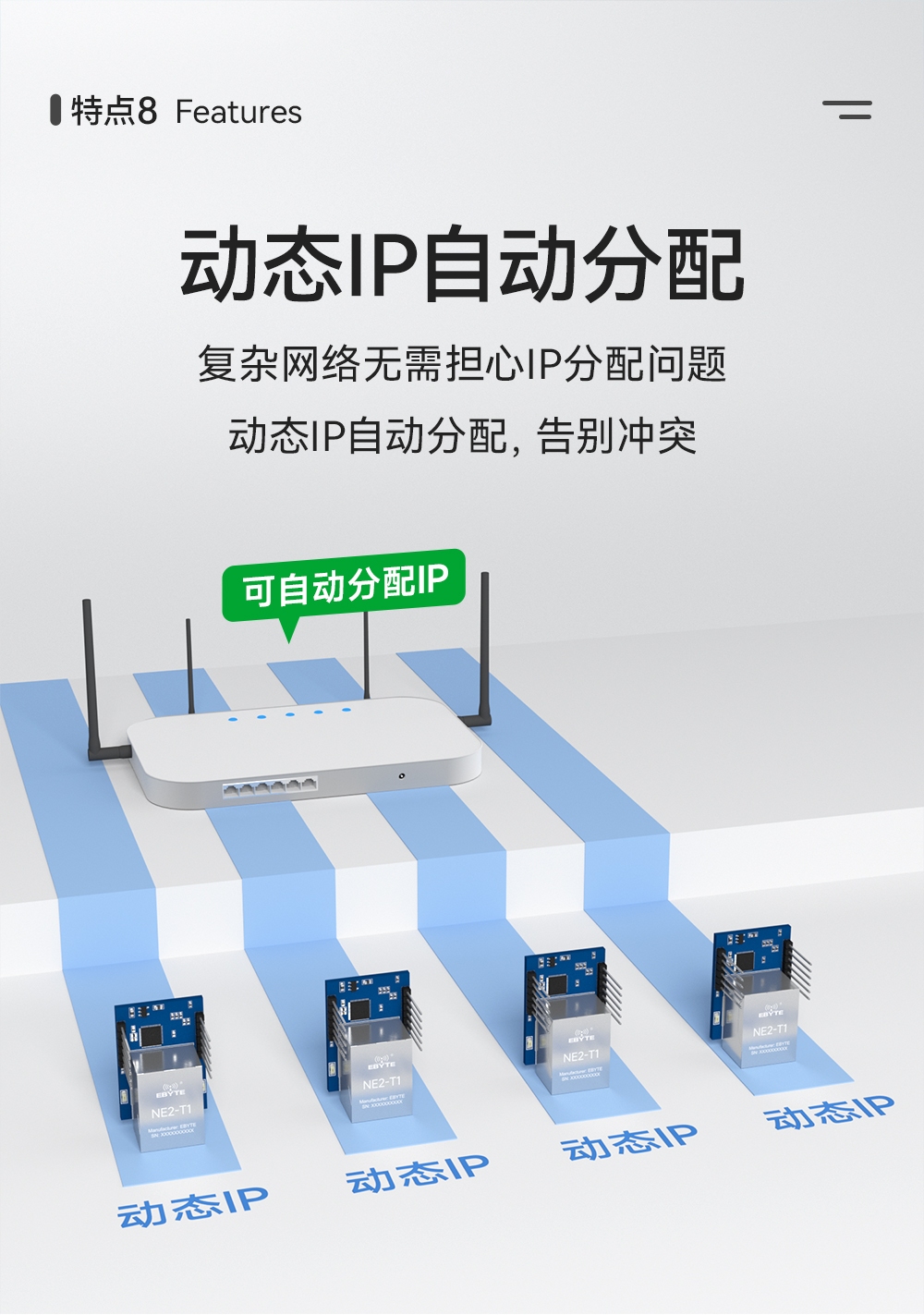 NE2-T1 串口转以太网超级网口模组 (11)