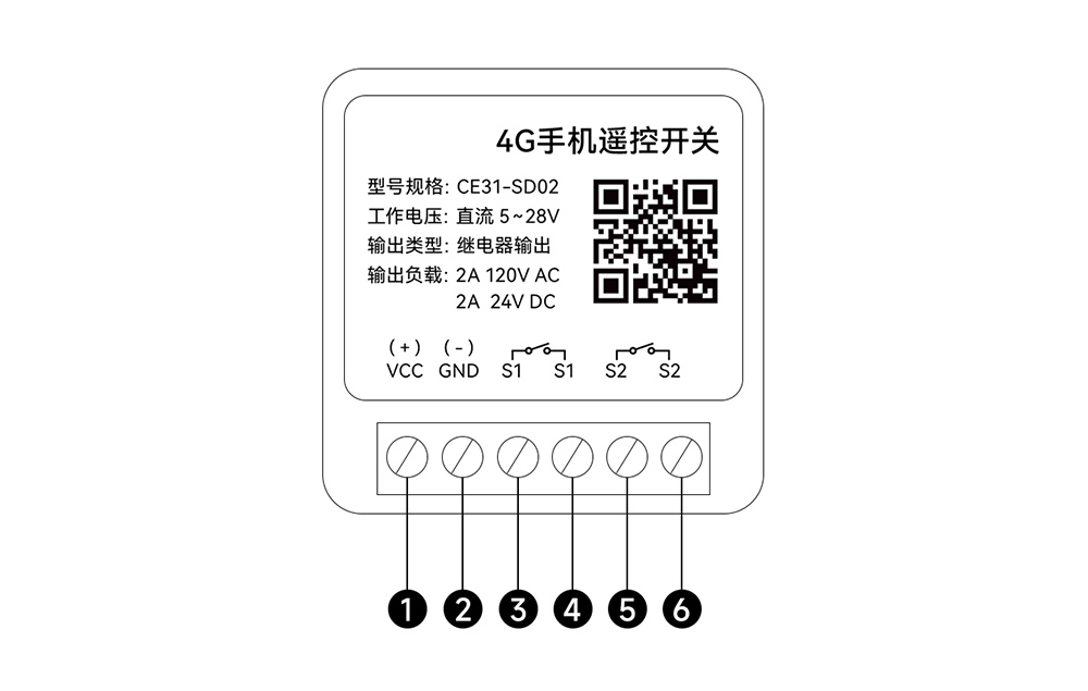 CE31-SD02 遥控开关引脚说明