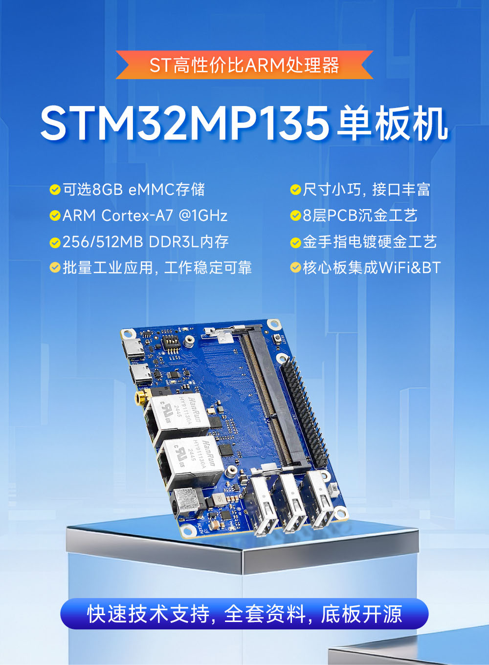 ECB10-PGD-I 高性价比STM32单板机 (1)