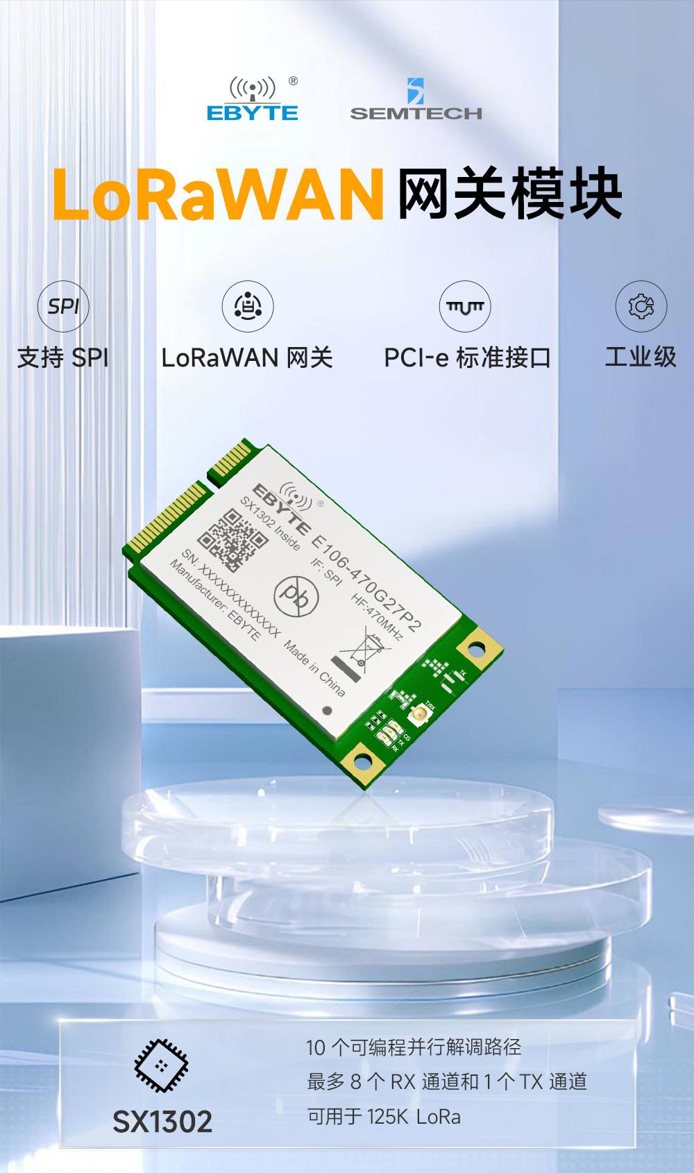 E106-470G27P2 LoRaWAN网关模块_01
