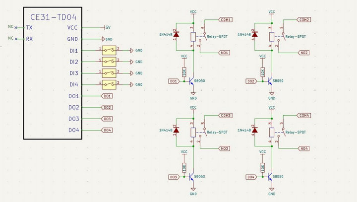 2 CE31-TD04X遥控开关模组应用指南