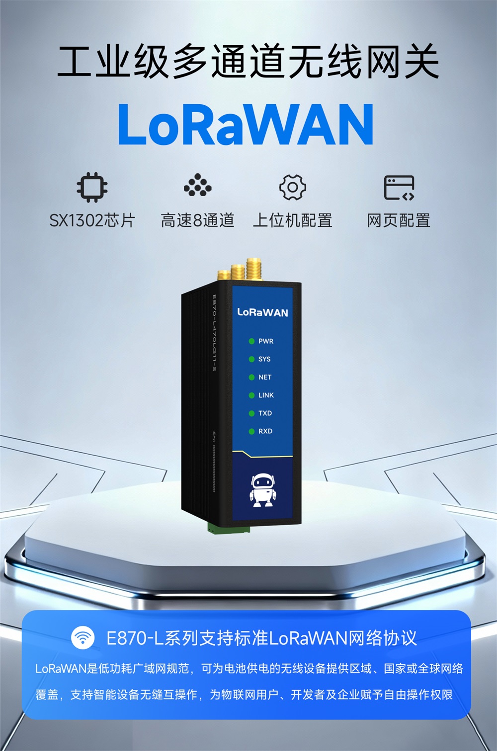 工业级LoRaWAN网关 (1) 工业级LoRaWAN网关 (1)
