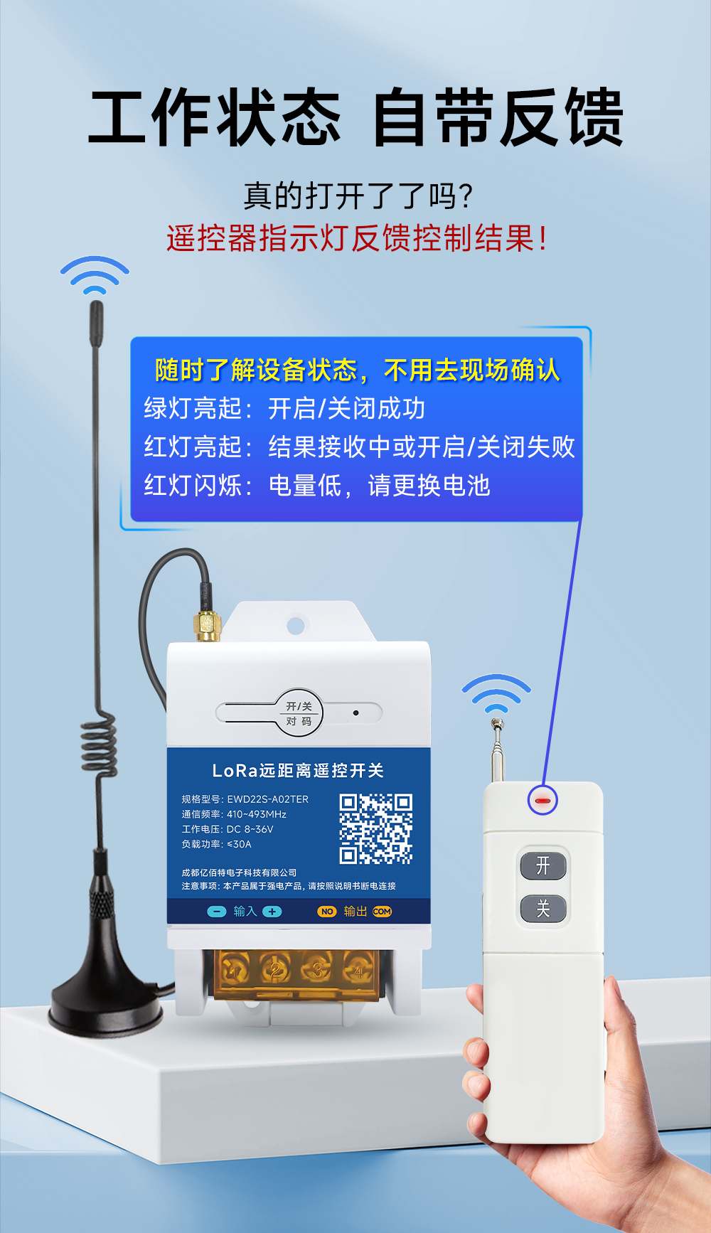 EWD22S-A02TER 无线遥控开关 (4) EWD22S-A02TER 无线遥控开关 (4)