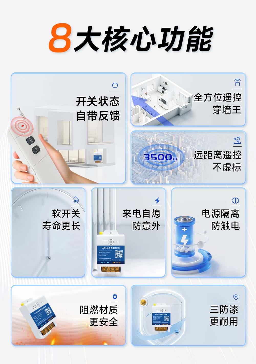 EWD22S-A02TER 无线遥控开关 (3) EWD22S-A02TER 无线遥控开关 (3)