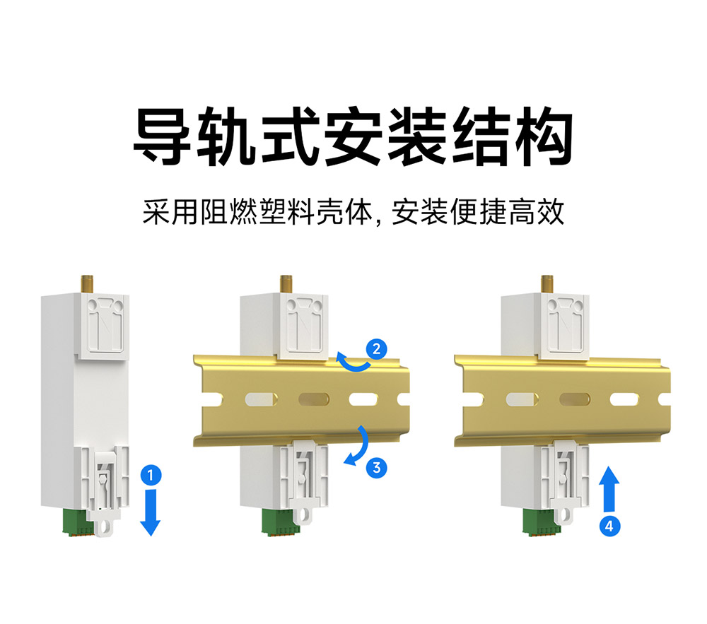 导轨式安装