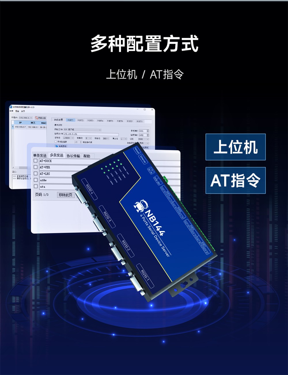 NB144ES-V2-工业级四路串口服务器 (11)