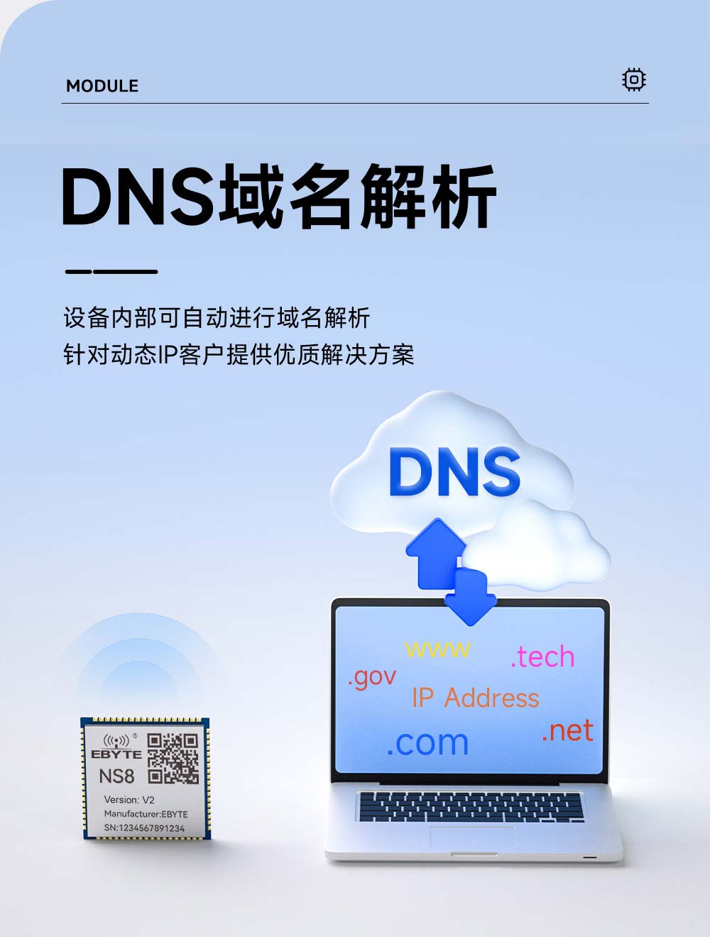 NS8-V2 8串口转以太网模块 (10)