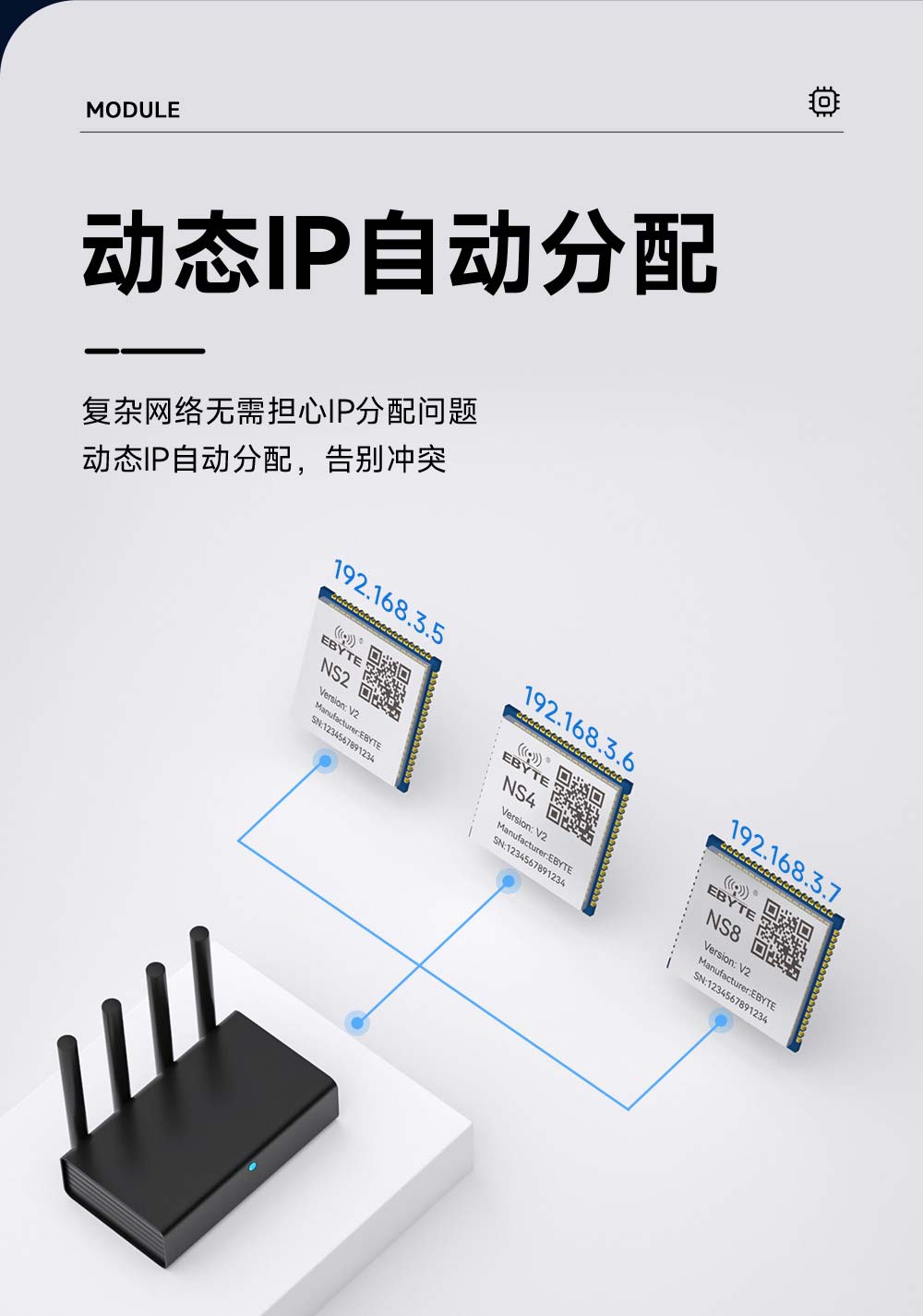 NS8-V2 8串口转以太网模块 (9)