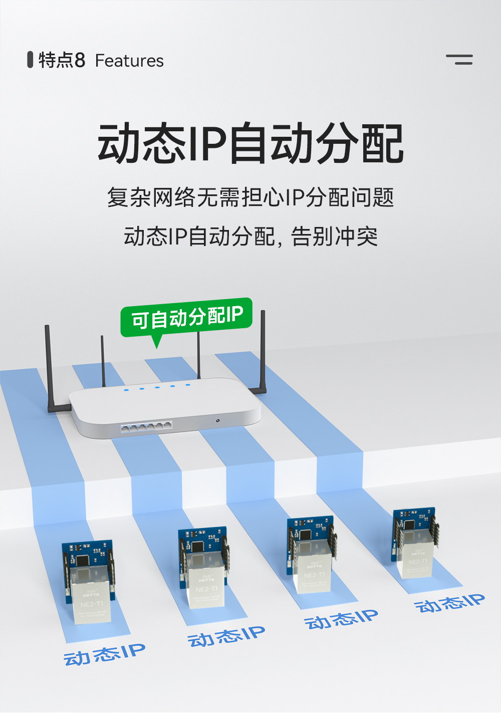 NE2-T1 串口转以太网超级网口模组 (8)