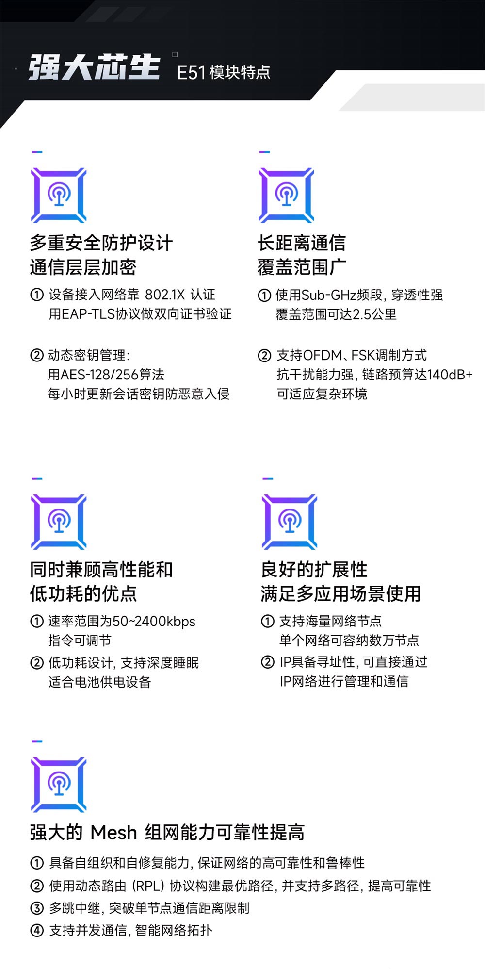 E51模块特点