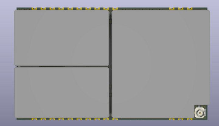 屏蔽罩分区隔离设计图