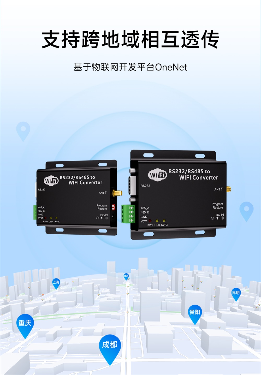 E103-W02DTU WiFi串口服务器 (4)