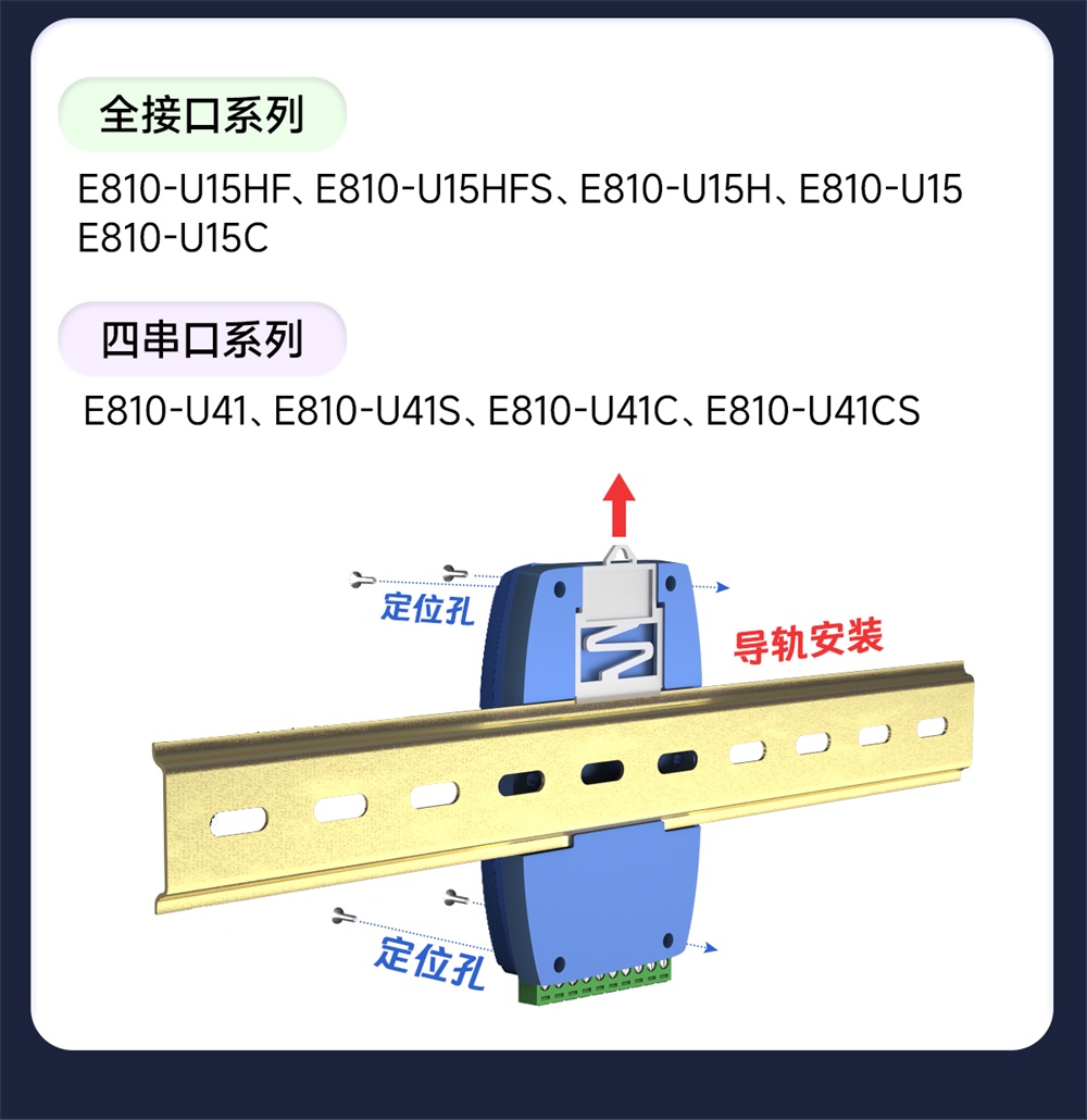 E810-U15HFS 工业级USB转串口设备 (12)