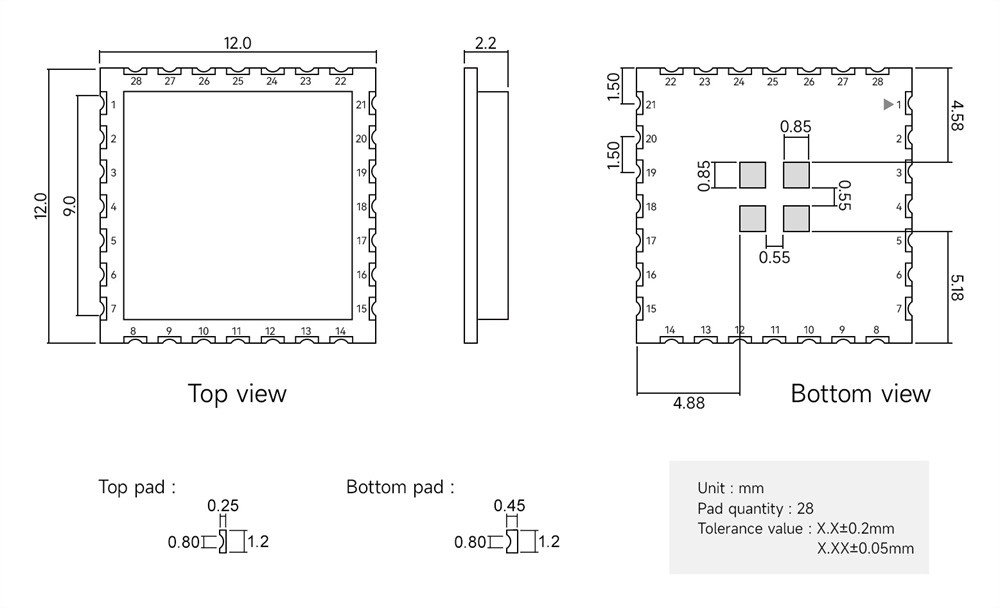 引脚图 EWM105-WBS30S