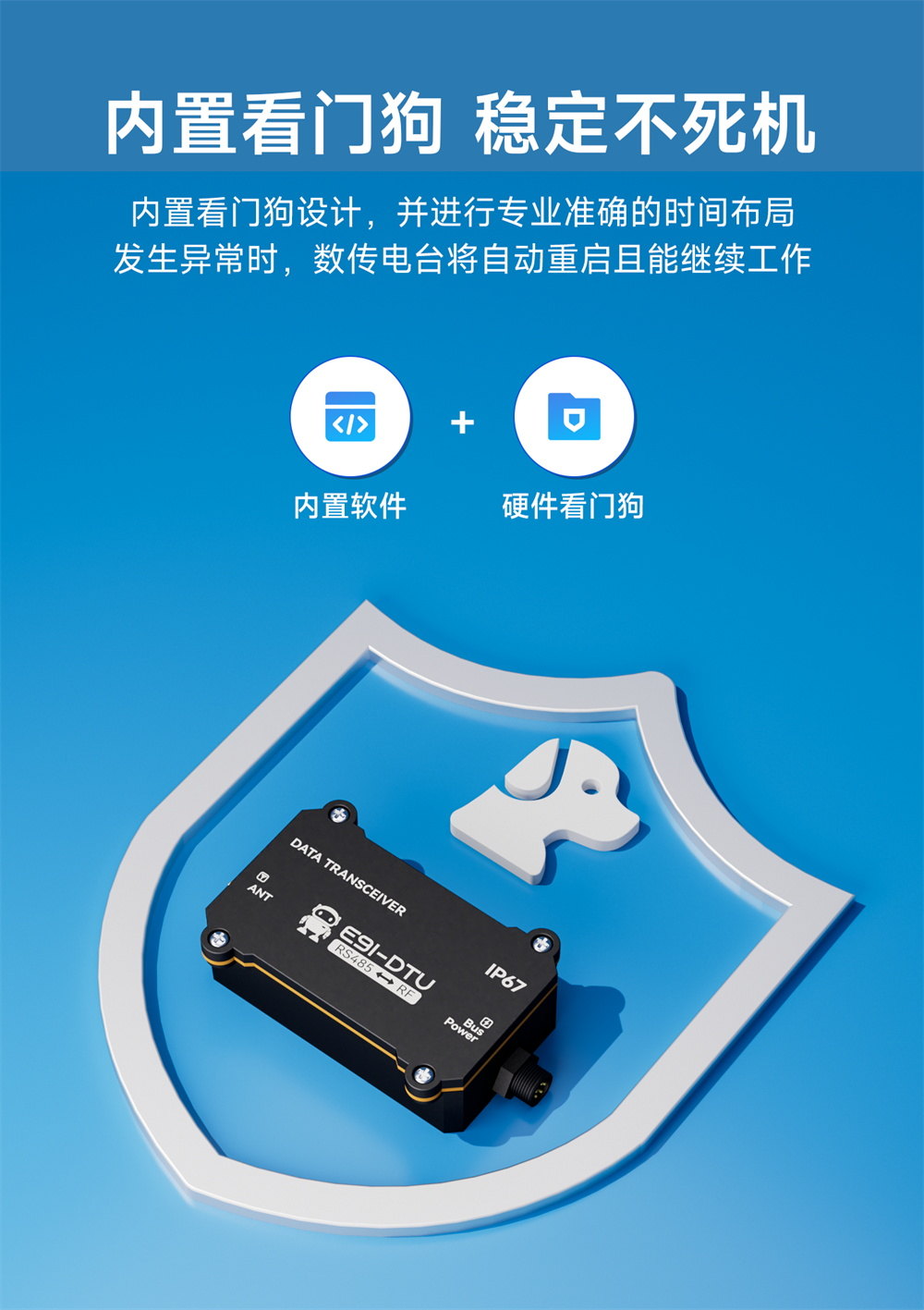 E91-DTU(900SL30)防尘防水LoRa数传电台 (11)