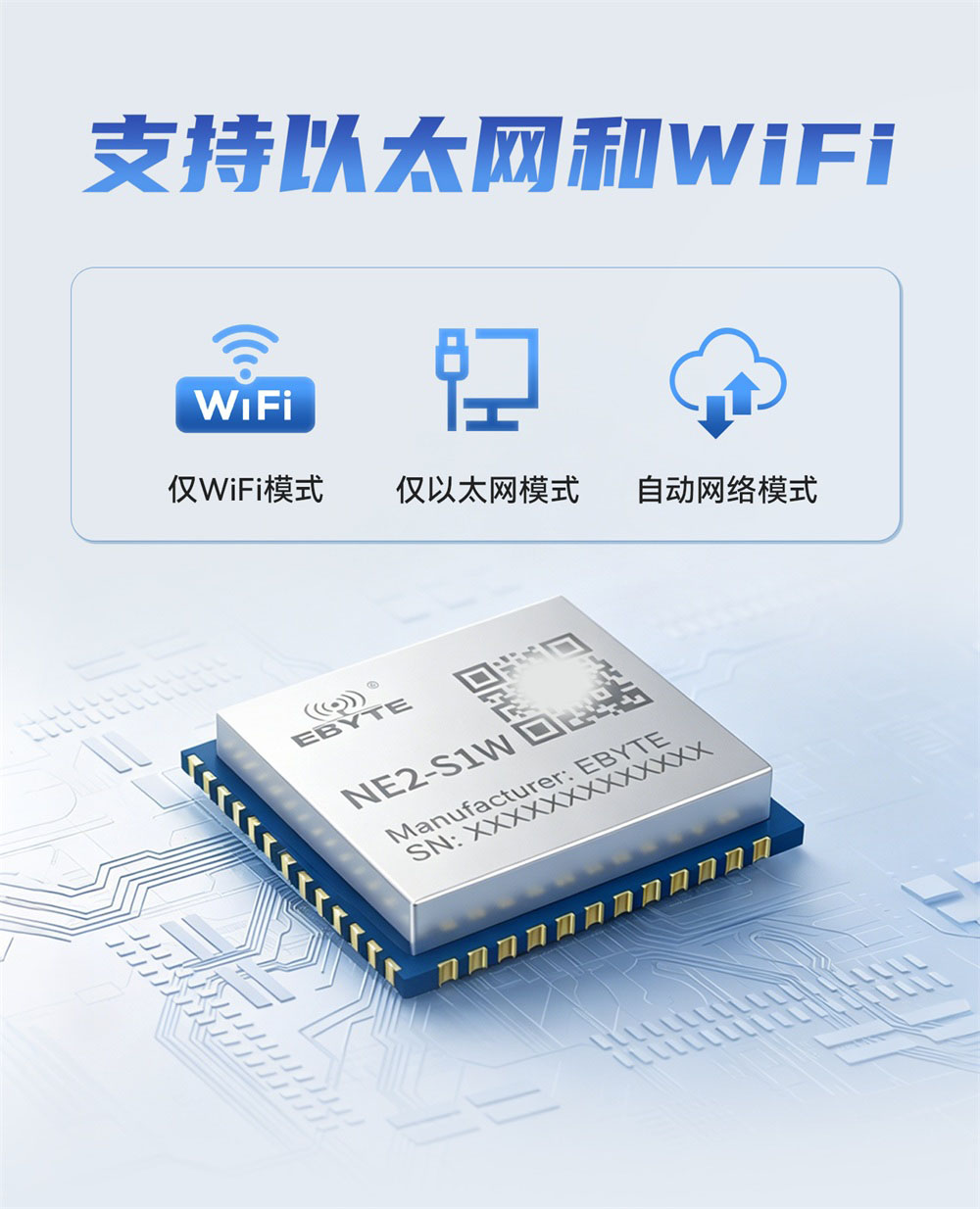 NE2-S1W 串口转以太网WiFi模块 (4) NE2-S1W 串口转以太网WiFi模块 (4)