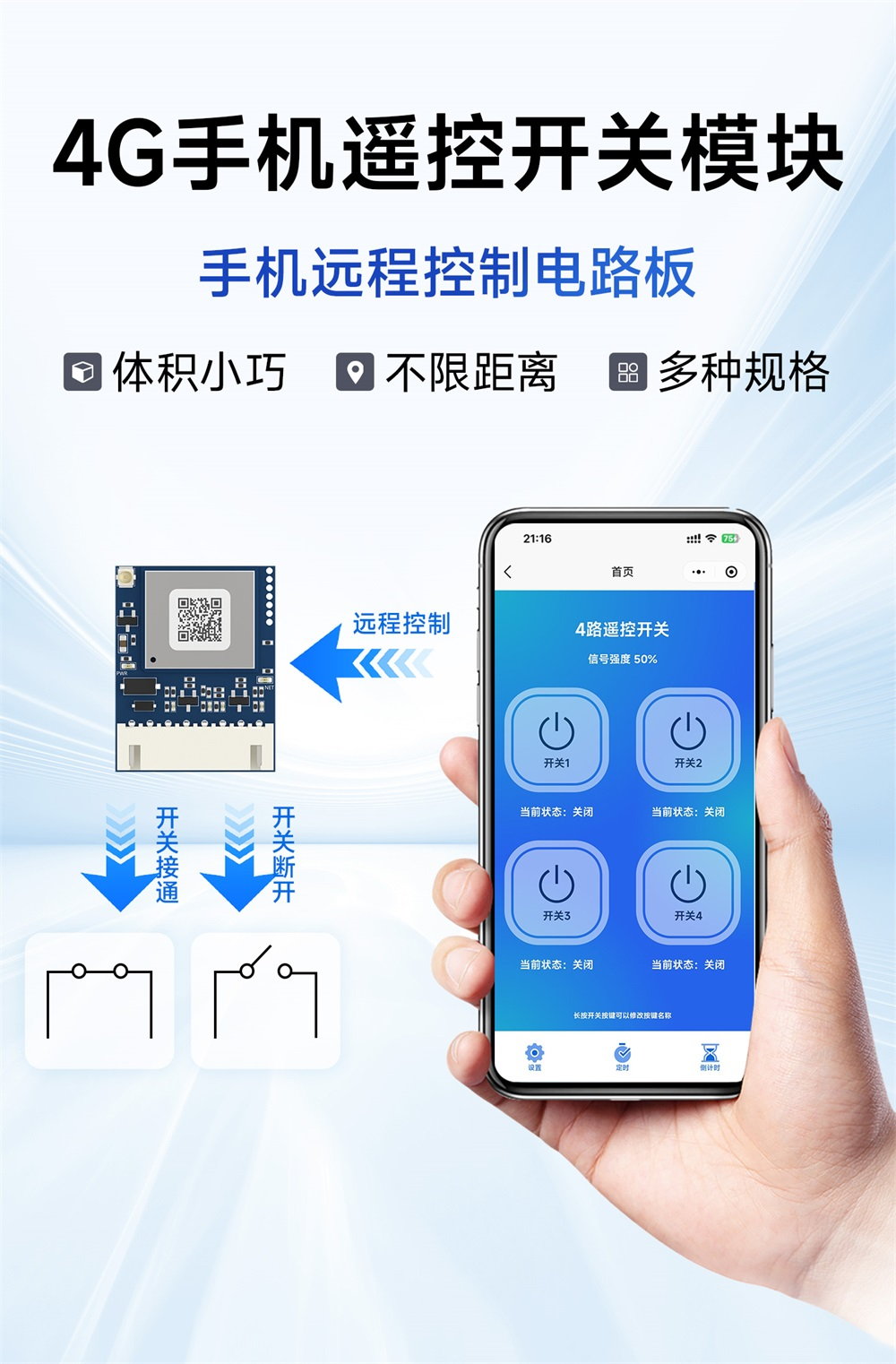 CE31-TD04AHX 4G手机遥控开关模块 (1) CE31-TD04AHX 4G手机遥控开关模块 (1)