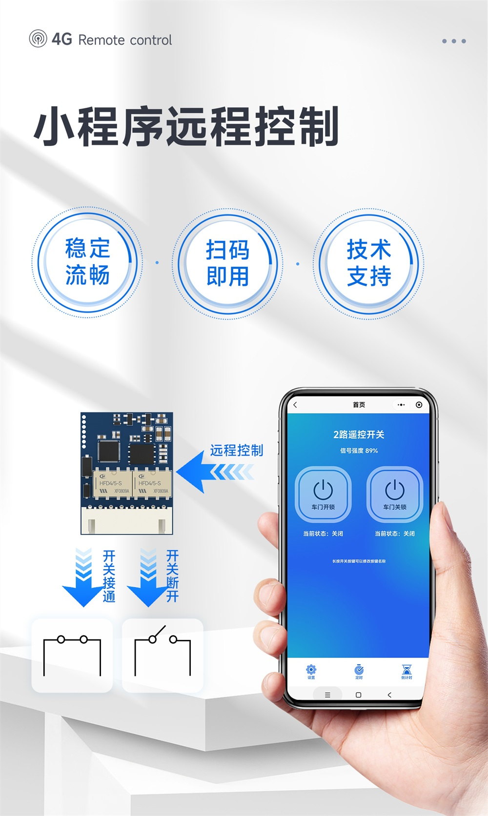 CE31-TD02HX 4G手机遥控开关模块 (6) CE31-TD02HX 4G手机遥控开关模块 (6)