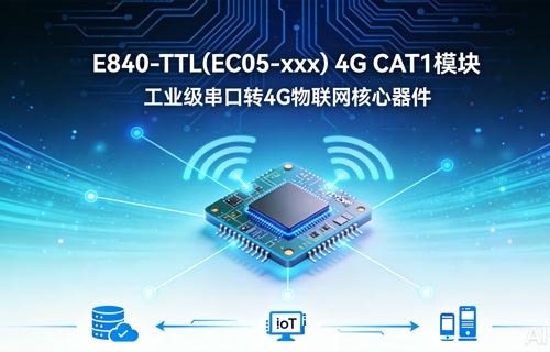 E840-TTL系列4G CAT1模块：工业级串口转4G物联网设备